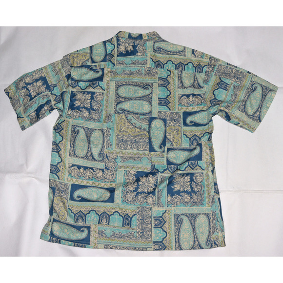 Tori Richard Men's Short Sleeve Button Front Shirt Size Large - Picture 3 of 6